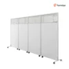 พาทิชั่น ฉากกั้นห้องเคลื่อนย้ายได้ แบบล่างทึบ-บนกระจก สูง 180 CM รุ่น PT - 03
